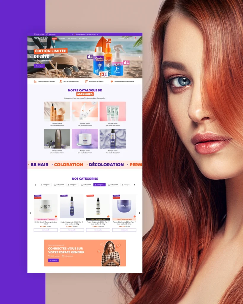 Création de site e-commerce pour activité B2B