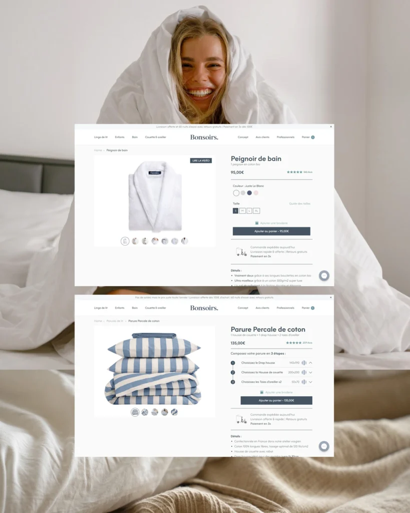 Plateforme e-commerce pensée pour le développement commercial