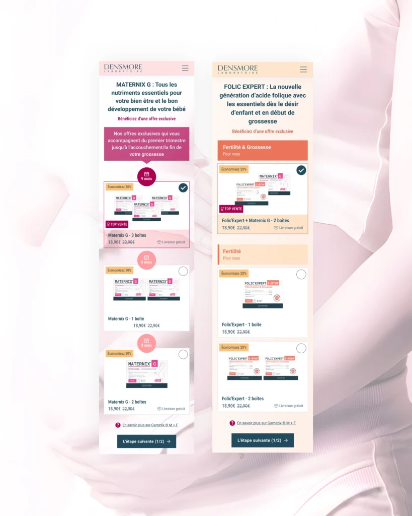 Site e-commerce pensé pour la conversion