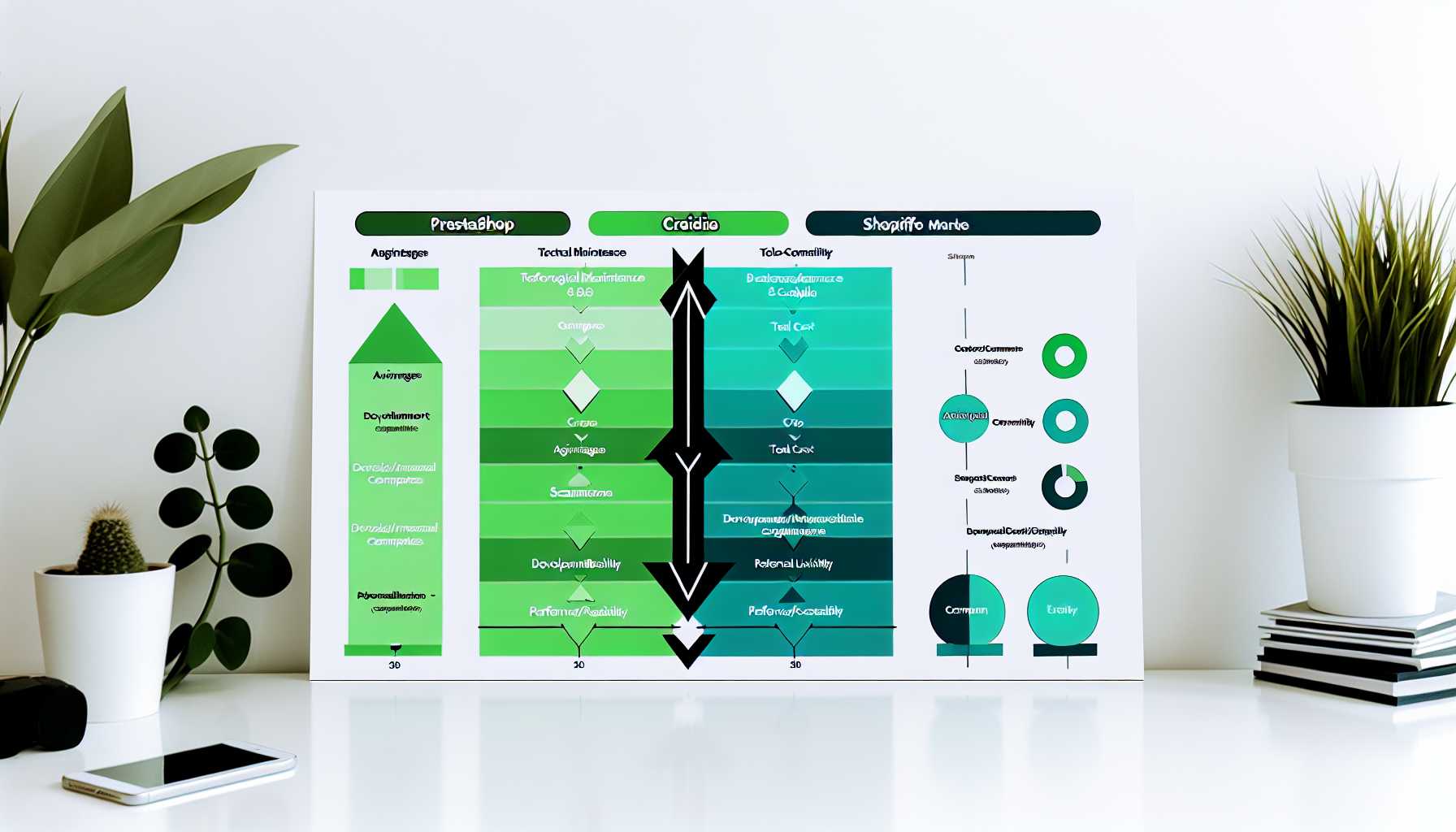 Tableau comparatif PrestaShop Shopify maintenance coût évolutivité performance